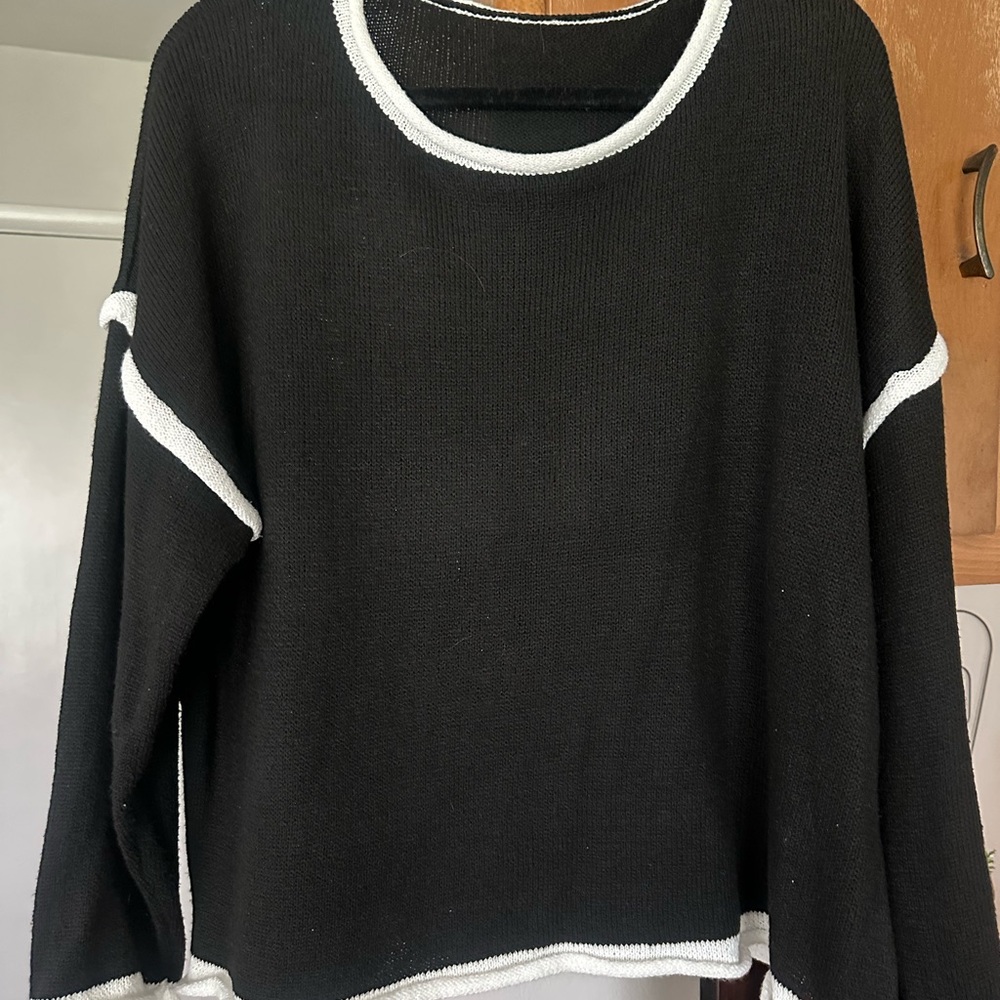 Black and White Women's Sweater